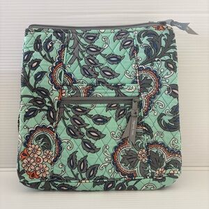 Vera Bradley Fan Flowers or Fan Fare Quilted Hipster/ Crossbody Bag & Wristlet